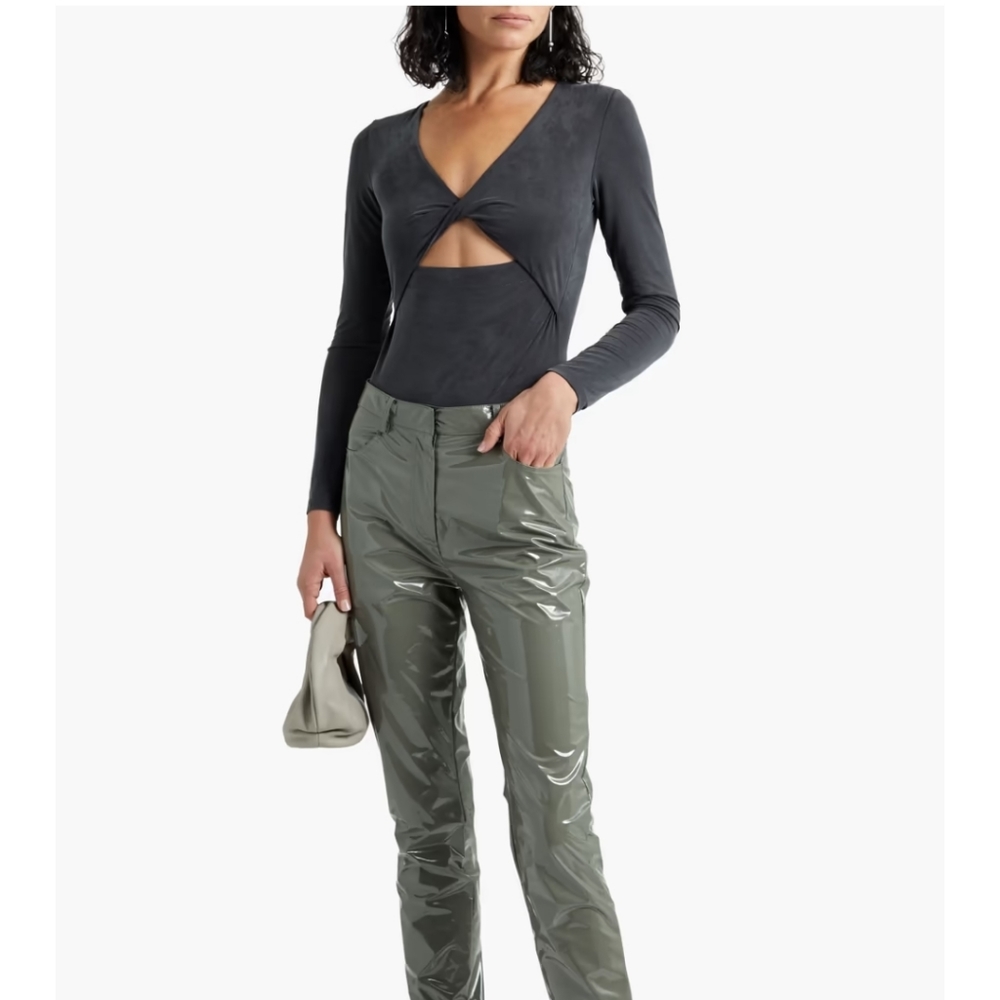 Jonathan Simkhai charcoal body suit